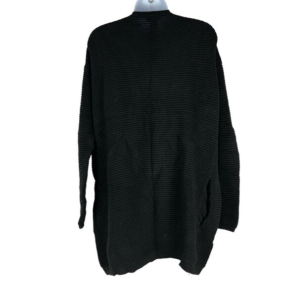 H&M Women's Basic Cardigan Sweater Size S Black Long Sleeved - Picture 2 of 5